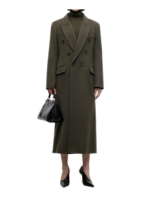 Catriona double-breasted wool coat Victoria Beckham | 1126WCT006440D9990 MARSHGREEN